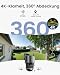 Reolink 4K 8MP Wi-Fi 6 PTZ Überwachungskamera Aussen WLAN mit Auto-Tracking-Zoom, Dual-Objektiv, Dual-Ansicht, WLAN Kamera Outdoor mit Smart-Erkennung, Farbnachtsicht, Außenkamera, TrackMix WiFi Grau