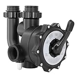 SP0715XR50 2 Inch Pool Multiport Control Valve Replacement for Hayward Pro Series Vari-Flo Grid D.E. Filter 2' (FIP) Pipe 6 Positions Multiport Backwash Valve, Leak-Proof ABS Body, Easy Install