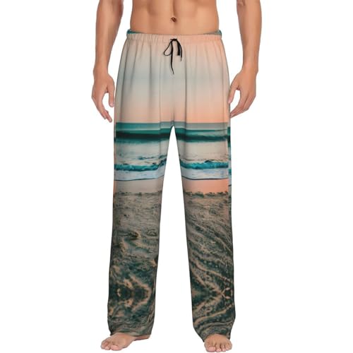 Pantalon de vacances plage et nuit : look homewear décontracté et fluide pour l'été