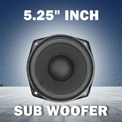 Image of TOYOTONE 5.25 inch Inch Wired Super SUB WOOFER | Copper Coil | Impedance 4 Ohms | 70 * 15MM Magnet | 40 Watt Nominal Power 60 WATT MAX Power for Car and Home Audio System