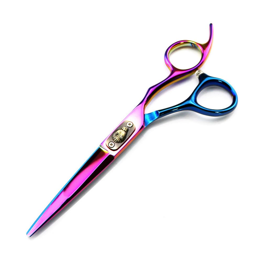 Hair Cutting Scissors, 6 inch Professional Japan 440c Steel Scissor Wolf Cut Hair Scissors Haircut Thinning Barber Cutting Shears Hairdresser Scissors (Cutting Scissor)