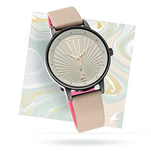 Fastrack Ruffles Collection Analog Gray Dial Women’s Watch-6206NL01/NR6206NL01