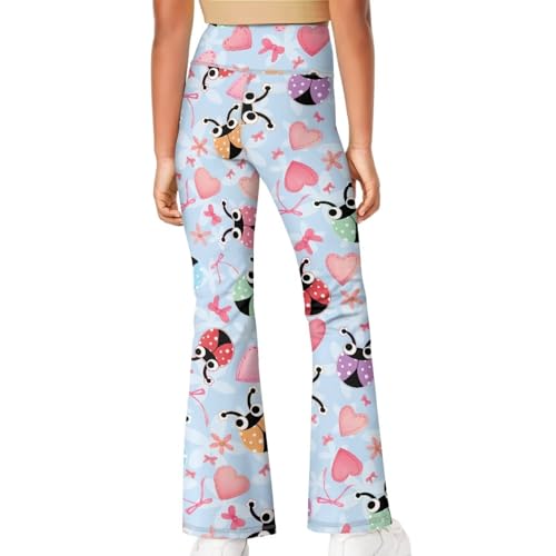 Flare Leggings Workout Yoga Pants for Girls Kids Size 5-14 Years Old4