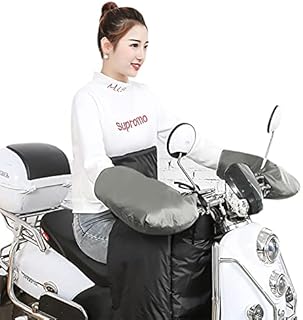 Motorcycle Handlebar Gloves Motorbike Muffs Windproof Waterproof Handlebar Warmers Winter Warm Bike Handle Bar Mittens Cycling Hand Warmers Hand Guard for Scooters Bike