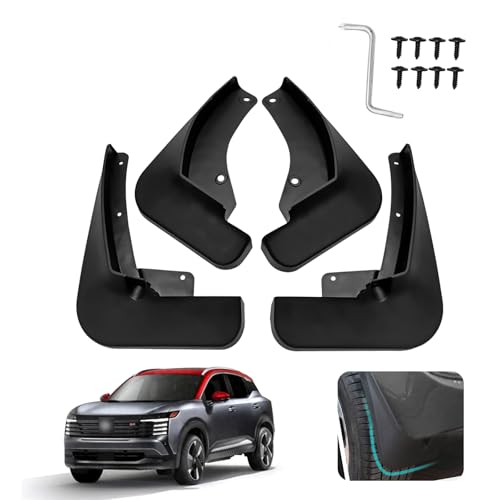 Image of Custom Fit for Mud Flaps Nissan Kicks 2018-2024 Mud Splash Guard Front and Rear 4-PC Set