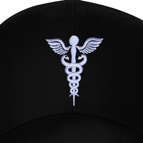 Image of Embroidered Baseball Cap for Women Men Adjustable Baseball Hat Black Baseball Cap Trucker Hat