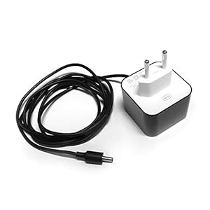 adaptateur secteur amazon pour amazon echo spot et echo dot (3ème génération 2018), noir