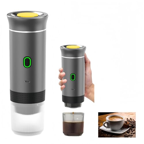 Genérico 3 en 1 cafeteras espresso, cafetera multicápsulas, 4-6 minutos de auto-elevación, cápsulas pequeñas, grandes cápsulas, café molido, cafeteras portátiles para oficina, hogar, coche
