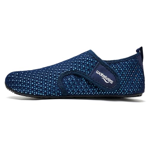 Image of WateLves Water Shoes for Women Men Swim Beach Aqua Socks Quick Dry Barefoot House Slippers Travel Shoes with Adjustable Magic Tape for Pool Diving Boating Yoga Surf
