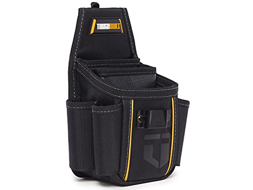 Toughbuilt - Utility Plus Pouch- 7 Pockets And Rear Pocket Flap - Heavy Duty And Durable, Notebook Pocket, Tape Measure Clip - (Tb-236-7) #TOP7