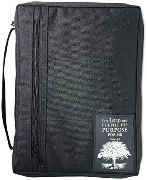 The The Purpose Driven Life Bible Cover, Zippered, with Handle, Canvas, Black, Extra Large Misc. Supplies – May 20, 2003