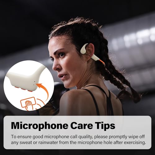 Image of snowpanda Bone Conduction Headphones, Wireless Open-Ear Bluetooth 5.3, 32GB MP3 Player, 8 Hours Battery, IP68 Waterproof - for Running, Workouts