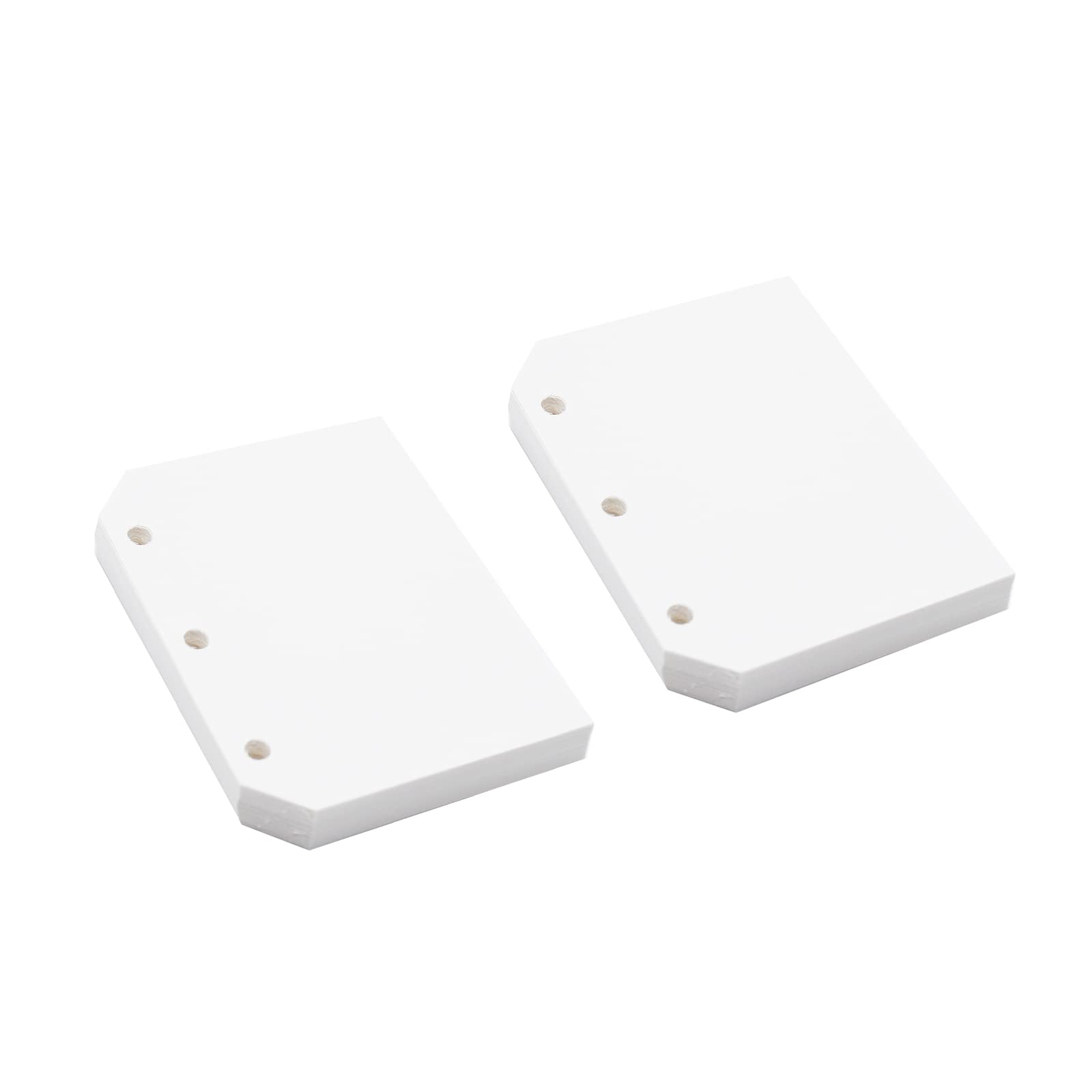 Mini 3 Holes Glitter Sequins Star Clear Plastic PVC Binder Notebooks Cute Transparent Refillable Binder Cover with Blank Inner Papers with Snap Button (2X Blanks.)