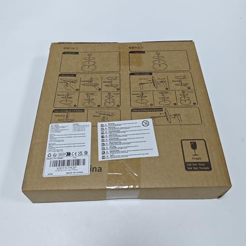 HonGien 2 Pack 3-Tier Cake Stand, Cake Display Stand,Afternoon Tea Cake Stand,Fruit Dessert Serving Tray Stands for Birthday,Party,Wedding (Wave Pattern White) - Cosy Home Interiors HonGien 2 Pack 3-Tier Cake Stand, Cake Display Stand,Afternoon Tea Cake Stand,Fruit Dessert Serving Tray Stands for Birthday,Party,Wedding (Wave Pattern White) - Image 11