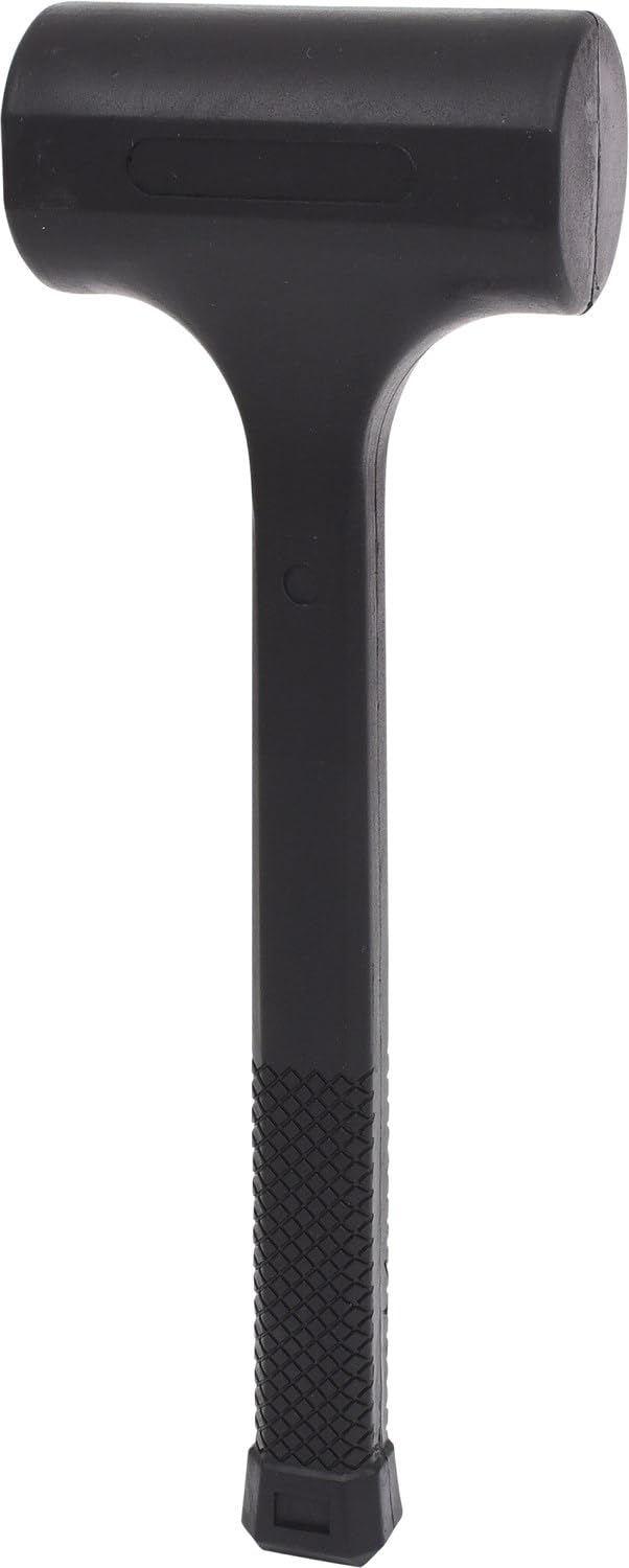 KS Tools 140.5257 Marteau sans rebond - tete Ø60mm- 1270g | Maillet sans rebond - tete Ø60mm- 1266g - enrobé en matière polyurethane, manche ergonomique