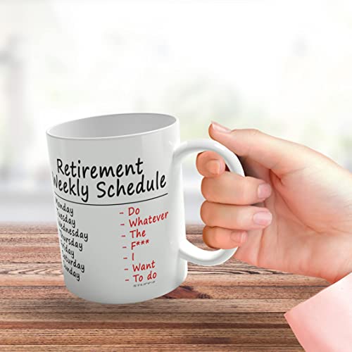 Stuff4 Retirement Gifts for Women Men Funny Mug Leaving Presents for Collegaues, 11oz White Ceramic Dishwasher Safe Mugs - Image 3