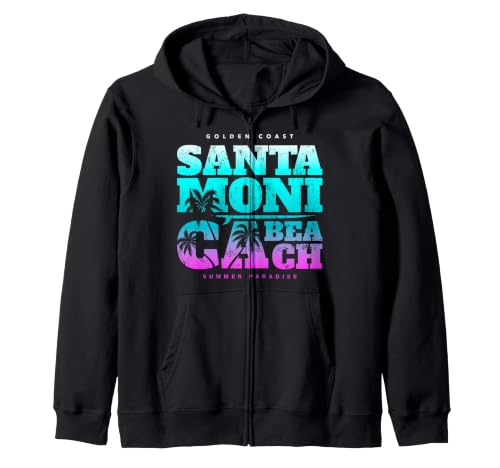 Los Angeles California Dreaming Shirts, Santa Monica Beach �W�b�v�p�[�J�[