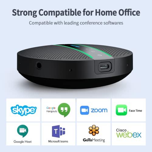 Kaysuda Bluetooth Conference Speakerphone Wireless Microphone And Speaker For Mobile Phone And Computer, Usb Office Speakerphone For Skype, Zoom #TOP1