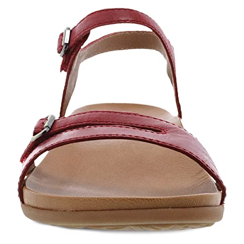 Dansko Janelle Adjustable Sandal for Women – Leather Linings and Uppers for All-Day Comfort – Dual Density EVA Footbed and Lightweight Rubber Outsole for Long-Lasting Wear4