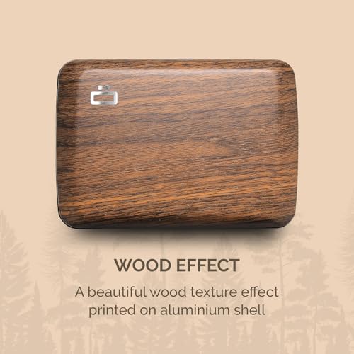 Image of OGON -DESIGNS- Slim RFID Blocking Aluminum Card Holder Wallet - OSLO