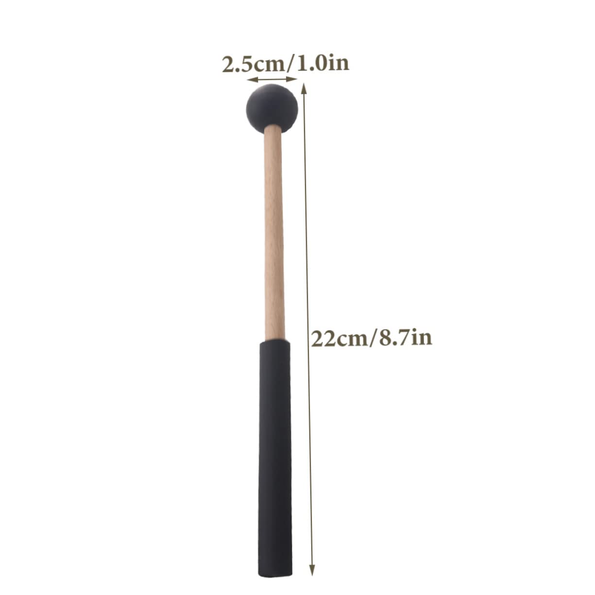 ibasenice 6pares Mallets De Percusión Para De Lengua Accesorio Musical Resistente y Duradero Para Xilófono y Marimba Para Actuaciones Escenario