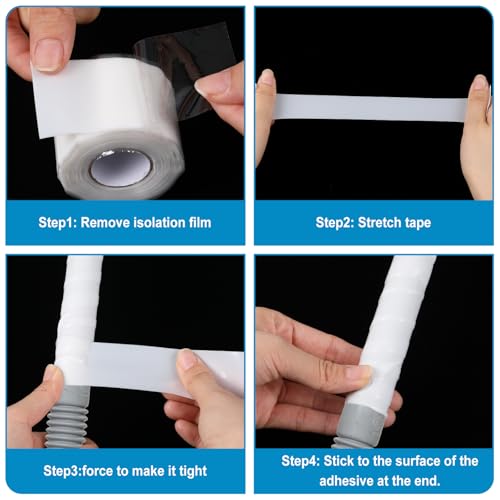 Ruban en silicone auto-fusible de 3m étanche pour la plomberie