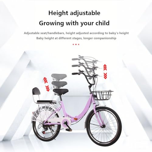 Bicicletta da città pieghevole con altezza regolabile e pneumatici antiscivolo per pendolarismo urbano