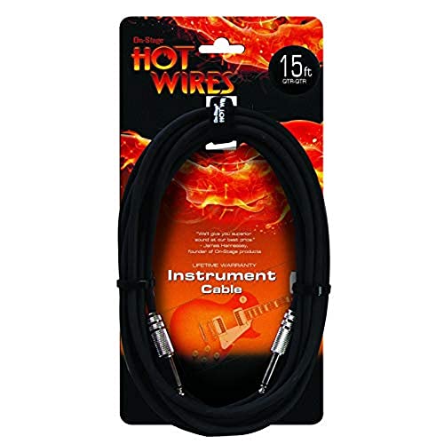 Câble instrument pour guitare Hot Wires parfait en studio de musique