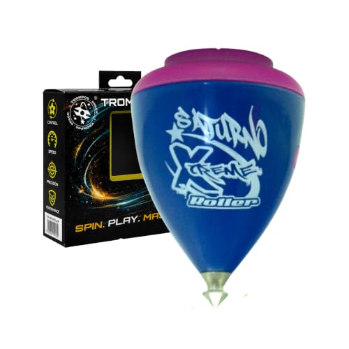 SPACE TROMPOS   Saturno Xtreme Roller, Color Azul, con Cuerda y Packaging
