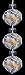 Elegant Lighting 8053G22C/RC Spiral Collection 30-Light Large Hanging Fixture with Royal Cut Crystal, Chrome Finish
