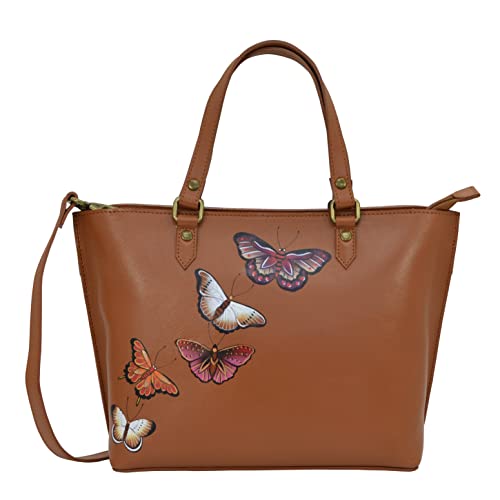 Image of Anuschka Women's Original Hand-Painted Genuine Leather Medium Tote