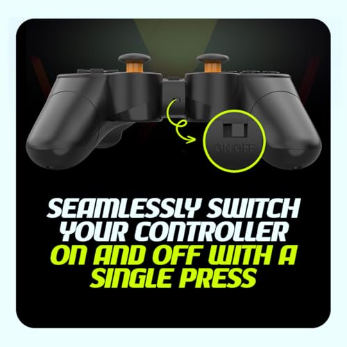 Image of Cosmic Byte Nexus Wireless Controller for PC | Dual Vibration, Sensitive Triggers, Fast Response | Powered by 2 AAA Batteries (Not Included) (Black)
