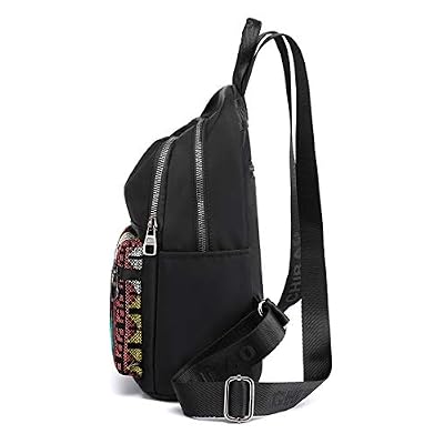 collsants small nylon lightweight mini backpack black no pilling Collsants Small Nylon Backpack for