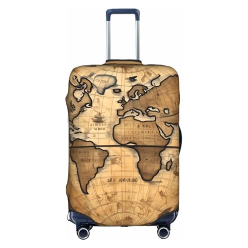 Housse de protection pour valise vintage blanche taille M