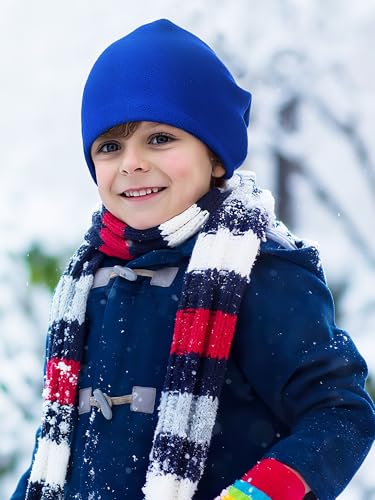 4 Pieces Kids Winter Neck Warmers Fleece Gaiter Windproof Cuellos Cover2