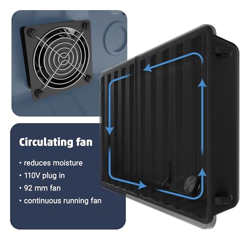 Image of Storm Shell Outdoor TV Hard Cover Weatherproof Protection for Television - Mounts Right on The Wall - TV Wall Mounting Bracket Included (45-55 inch), Black