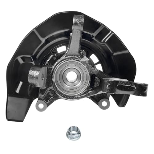 Image of Detroit Axle - Front Left Steering Knuckle Kit for 04-07 Toyota Highlander