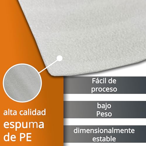 Miniatura 3 de Aislamiento Acústico De Impactos Laminado Espuma Uficell Ultra Pe - Espesor 2 Mm - Aislamiento Acústico De Impactos Para Suelos Laminados Y Parquet - Densidad: 20 Kg M 25 M 1 Rollo
