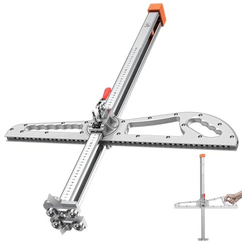 Foldable Drywall Cutting Tool|Drywall Cutter Tools|Plasterboard Cutter|Gypsum Board Cutting|Hand Push Safety Drywall Cutout for Wall,Build,Decoration