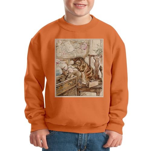 Sweatshirt enfant chatons tiroir illustration pull confortable anti-irritation - 2