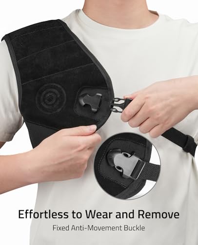 CVLIFE Recoil Pad for Shotgun Shoulder Pad Shooting Vest Solid Fit Black - image 4