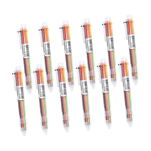 Bolígrafos retráctiles pack de 12 unidades para material escolar y suministros de oficina