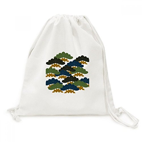 Sac cordon motif traditionnel chinois en toile pour voyage