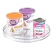iDesign Recycled Plastic Lazy Susan Turntable Organizer, The Linus Collection – 11” x 1.75”, Clear