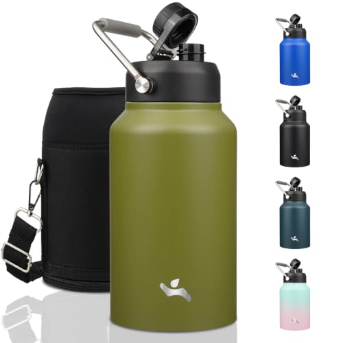 Image of Konokyo 87 oz Insulated Stainless Steel Water Bottle Jug with Handle
