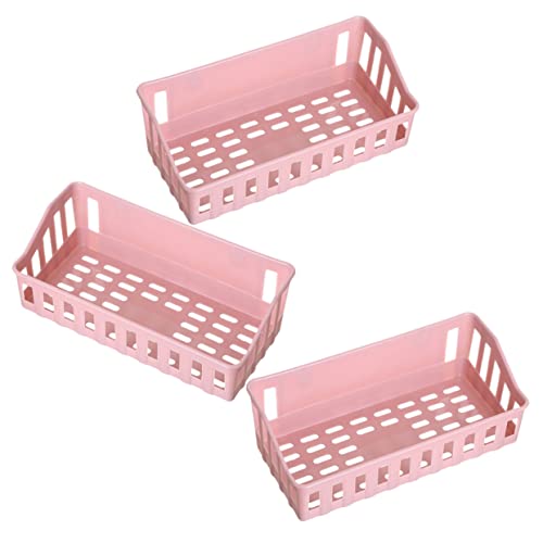 YYLIVING Juego de 3 estantes de baño con Perforaciones, toallero, Organizador de baño, Estante de Ducha, estantes de Ducha de Esquina, Armario de Esponja, Cesta de encimera, decoración, SOP