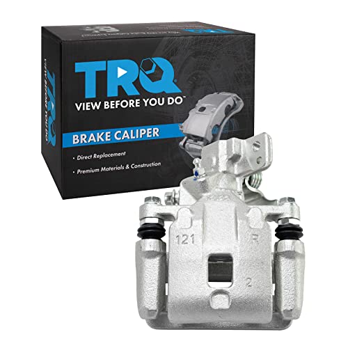 Image of TRQ Rear Right Brake Caliper w /Bracket Passenger Side