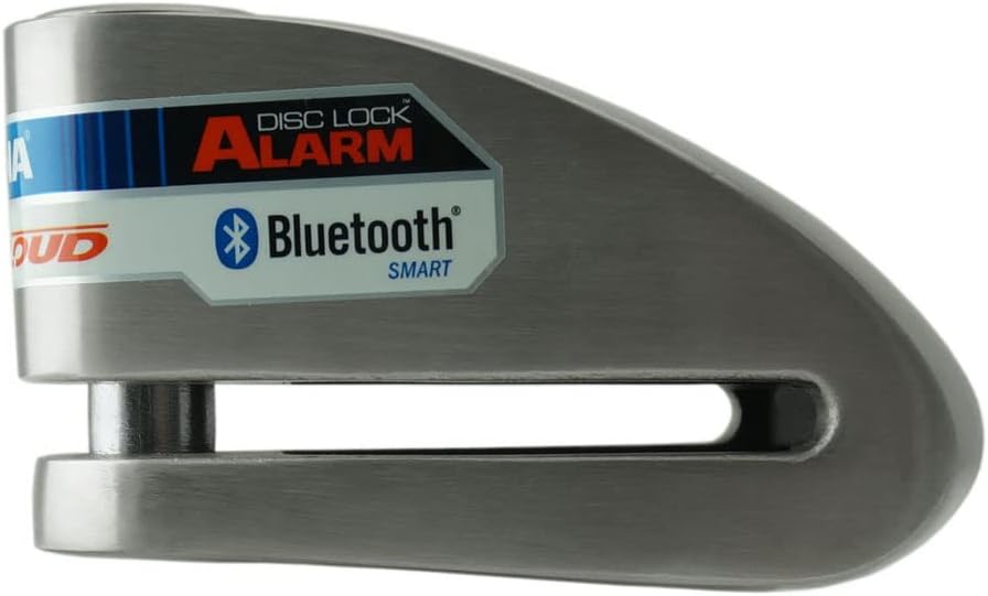 Xena XX15BLE Alarm Disc Lock XX15 Bluetooth SRA, Stahlfarben
