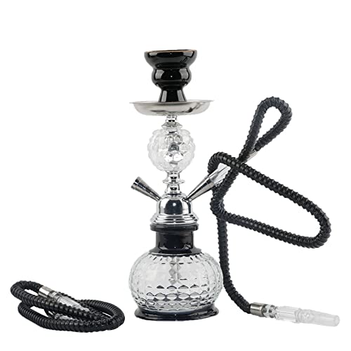chenmu Shisha -Tragbares Shisha-Set mit Tragetasche und Shishakopf, 2 Silikonschlauch Moderne Reise-Shishas für besseres…