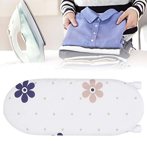 LAJS Folding Ironing Board, High?Temperature Resistant Smooth Ironing Table,(Flowers Clustered Tightly)